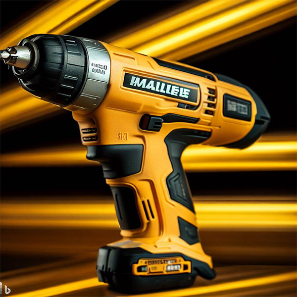 AI Milwaukee Cordless Drill in Dewalt Colors Example 3