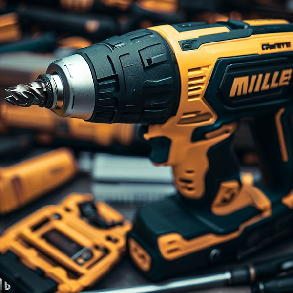 AI Milwaukee Cordless Drill in Dewalt Colors Example 4
