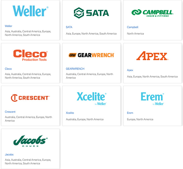 Apex Tool Group Brands 2023