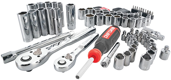 Craftsman CMMT45018 Mechanics Tool Set Contents