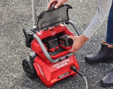 Craftsman Cordless Pressure Washer CMCPW1500N2 Battery Compartment
