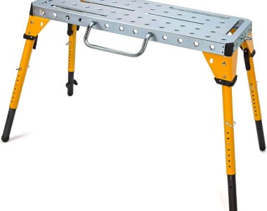Dewalt Adjustable Height Portable Steel Welding Table and Work Bench