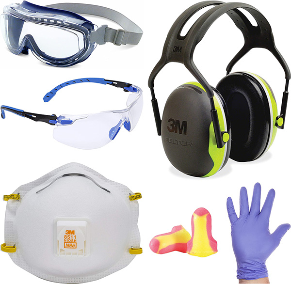 DIY Tool Safety Gear PPE