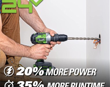 Greenworks-24V-Drill-Masonry-Drilling-into-Electrical-Box