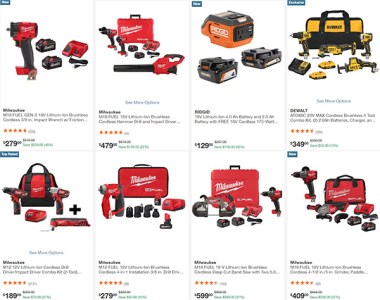 Home Depot Tool Deals of the Day Examples for 6-28-23