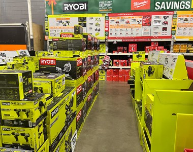 Home Depot Unsold Ryobi Cordless Power Tools from Holiday 2022