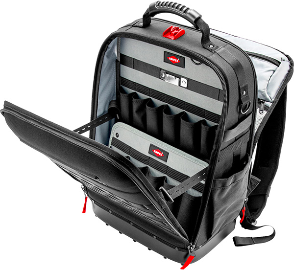 Knipex X18 Modular Tool Backpack Open Panels