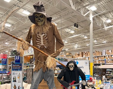 Lowes Giant Halloween Skeleton 2023 Hero