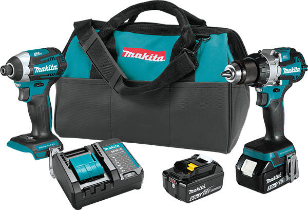 Makita XT296ST Cordless Power Tool Combo Kit with Drill and Impact Driver