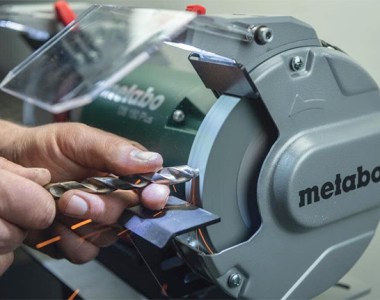 Metabo Bench Grinder Sharpening Drill Bit Tip