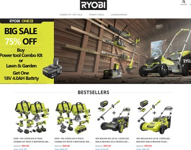 Ryobi Tools Scam Store