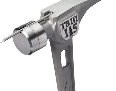 Stiletto TiBone 3 Titanium Hammer Nail-Starting Closeup